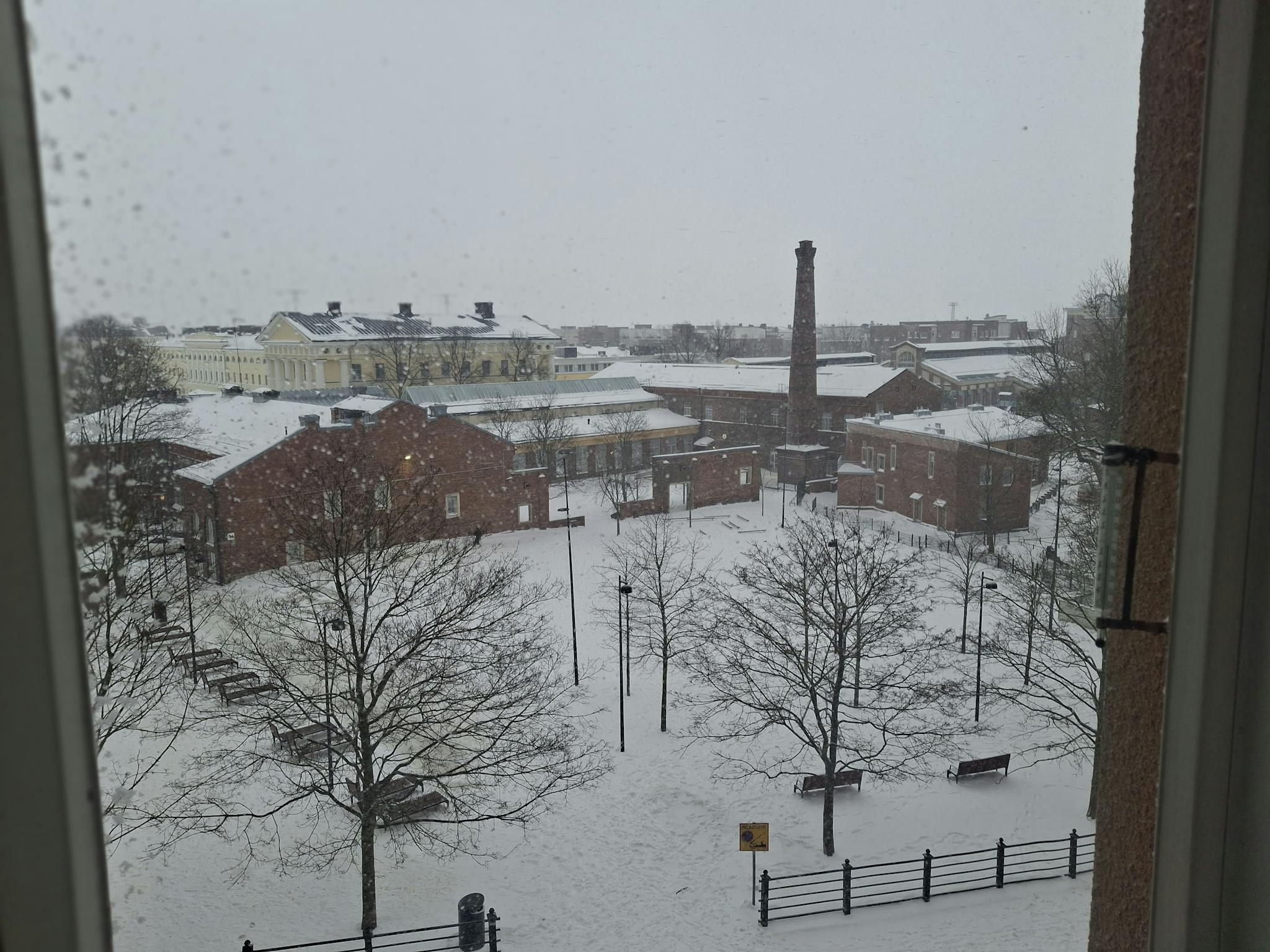 Näkymä puistoon